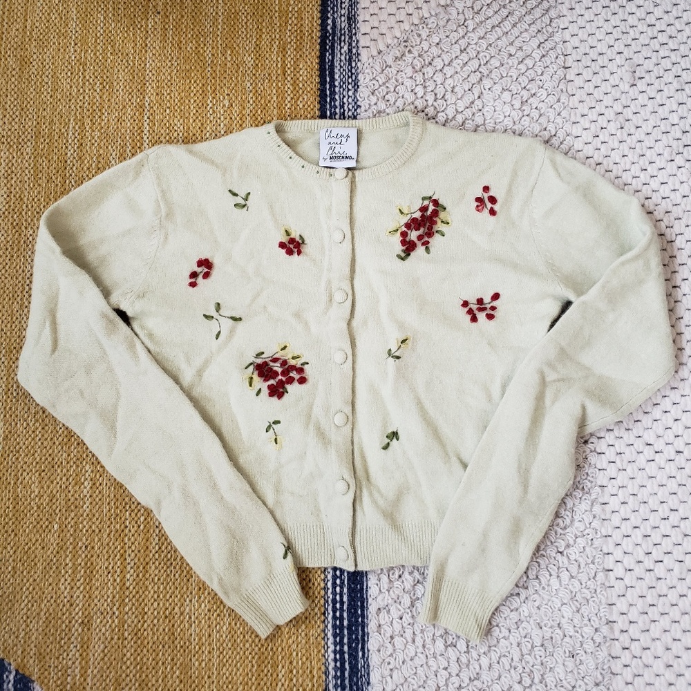 Moschino Cheap and Chic Vintage Cropped Cardigan S